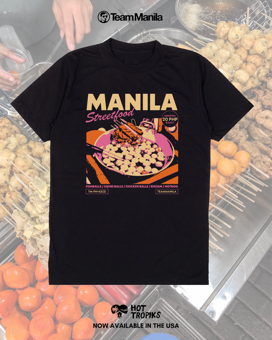 TeamManila Streetfood T-Shirt - Black