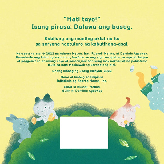 Hati Tayo! Board Book - for Toddlers, Filipino Language