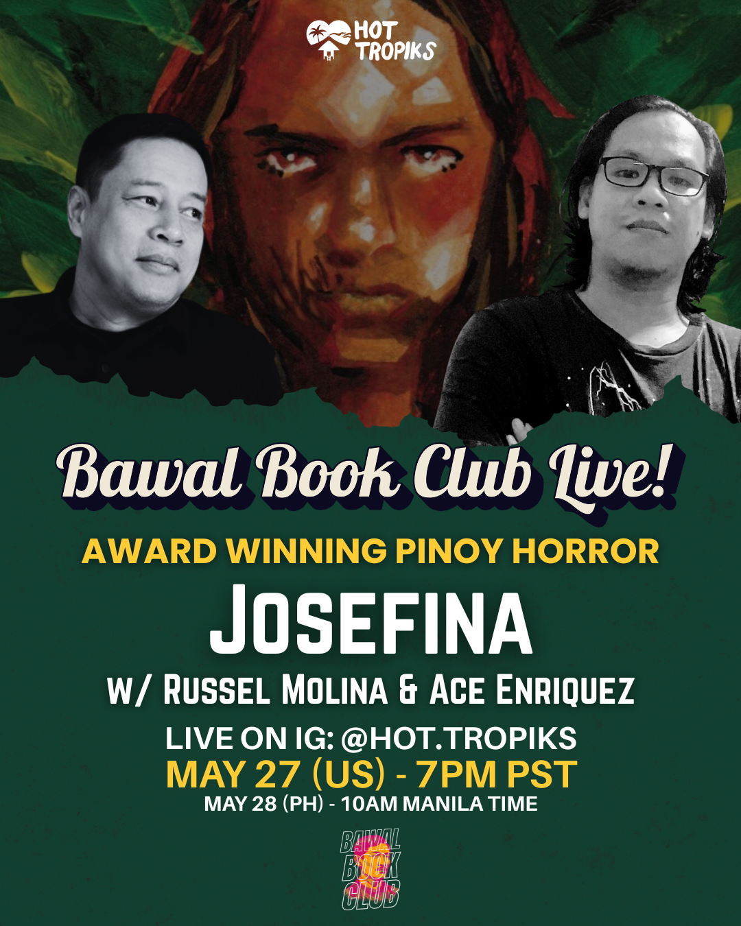 Bawal Book Club Live Welcomes Josefina Creators Russel Molina and Ace Enriquez