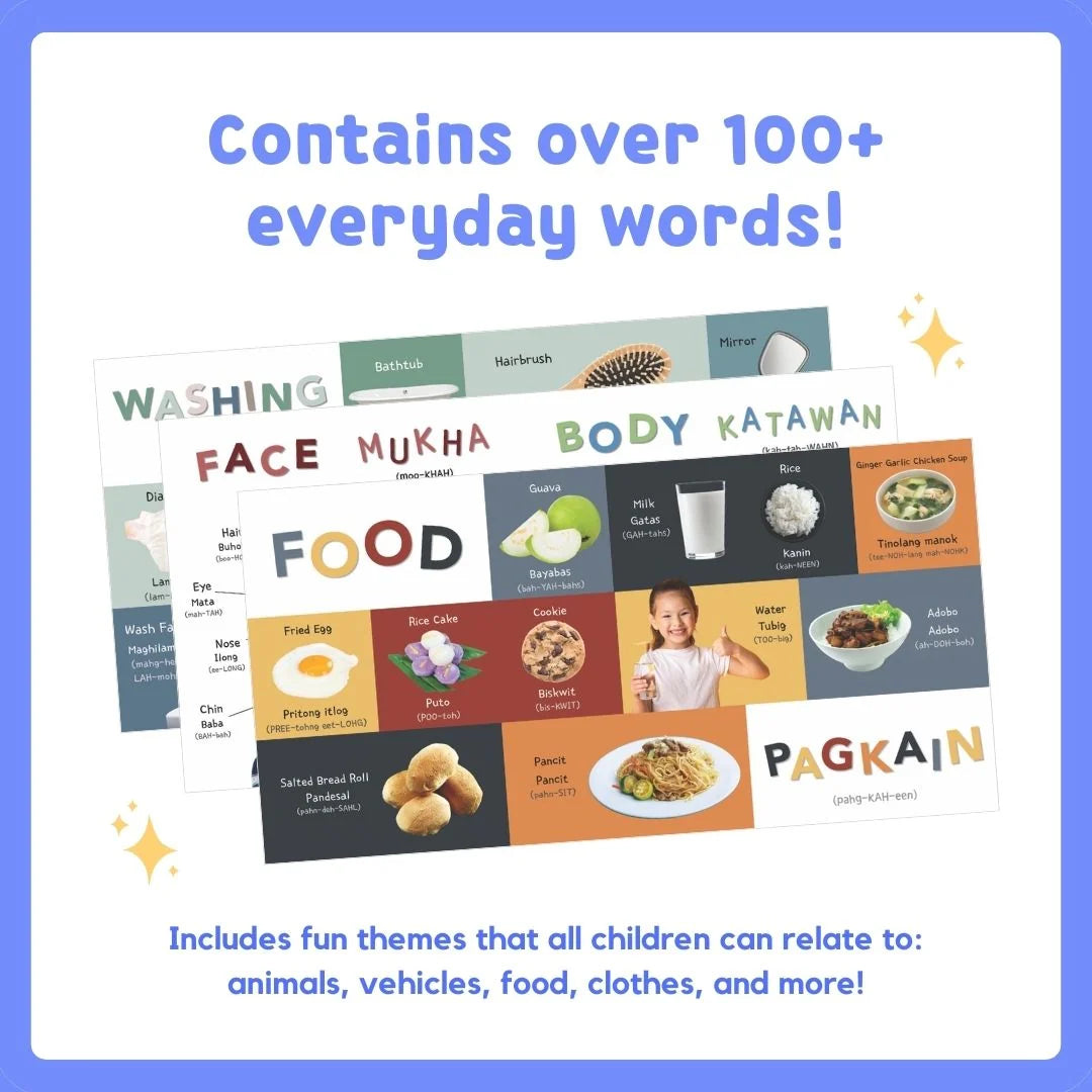 My First 100 Tagalog Words by Wonderly Press, [Bilingual Tagalog/English]
