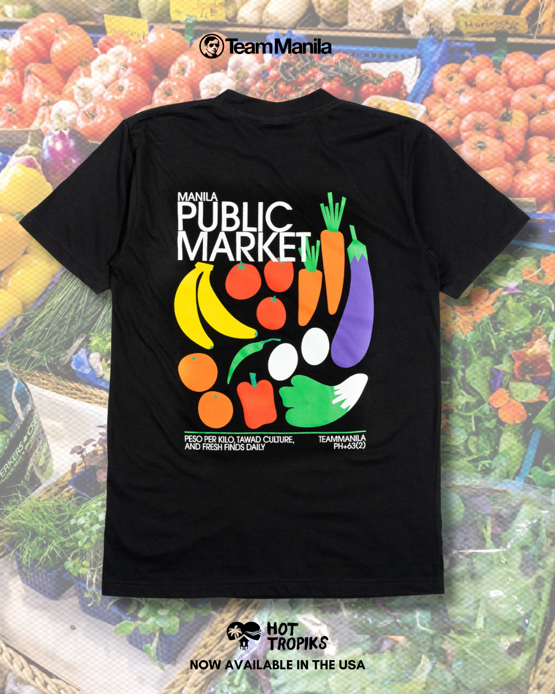 TEAM MANILA PUBLIC MARKET TSHIRT