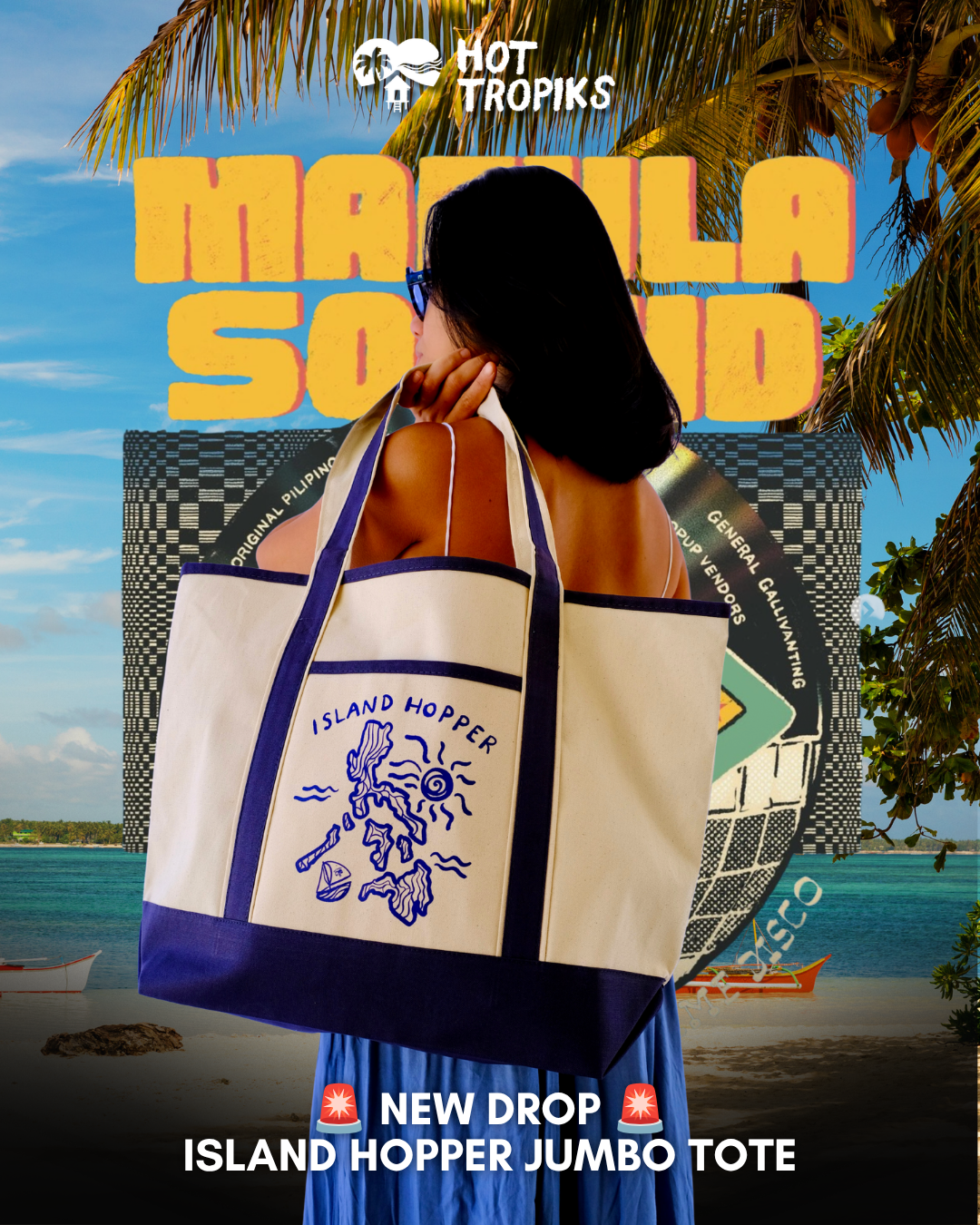 Island Hopper Jumbo Tote