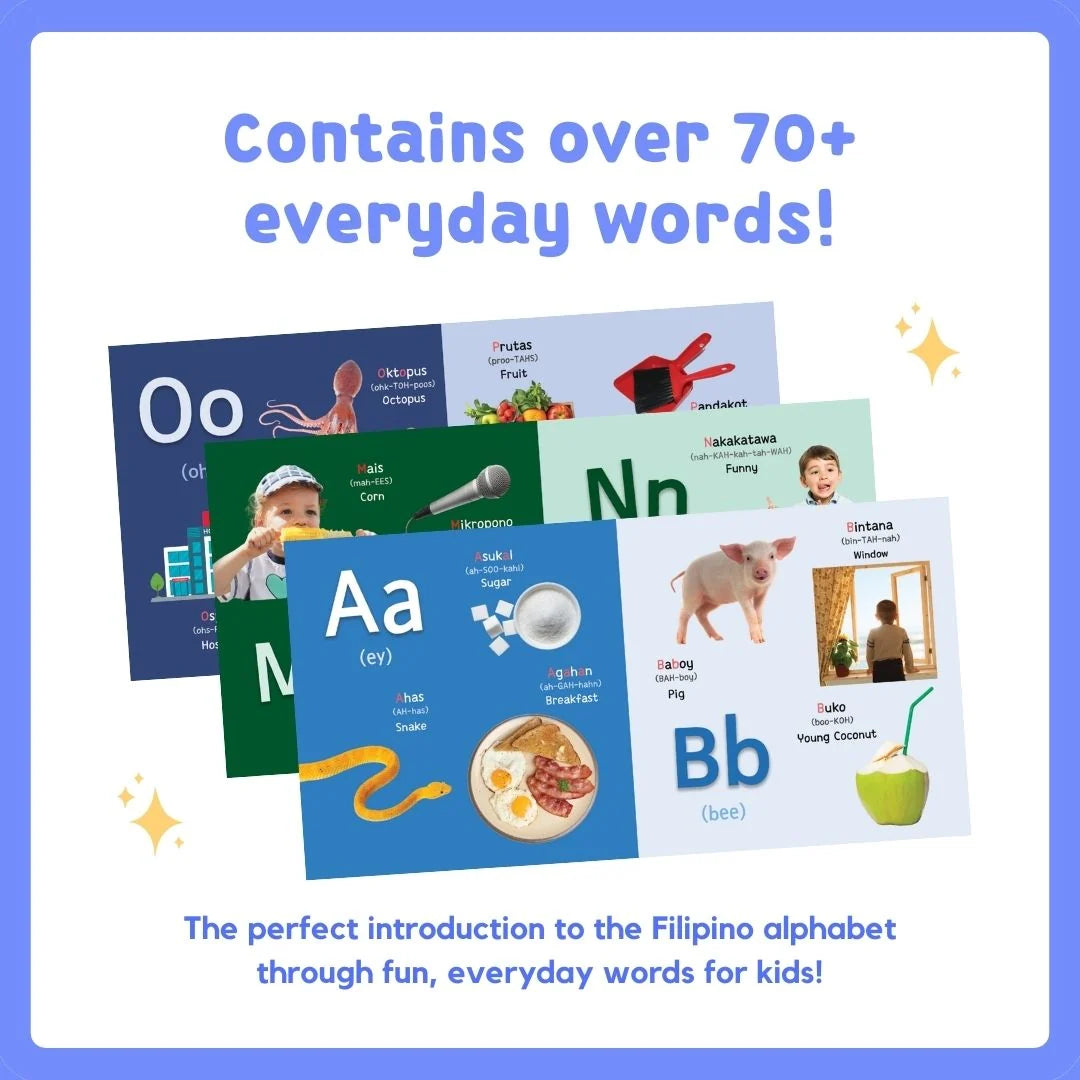 My First Filipino Alphabet by Wonderly Press, [Bilingual Tagalog/English]