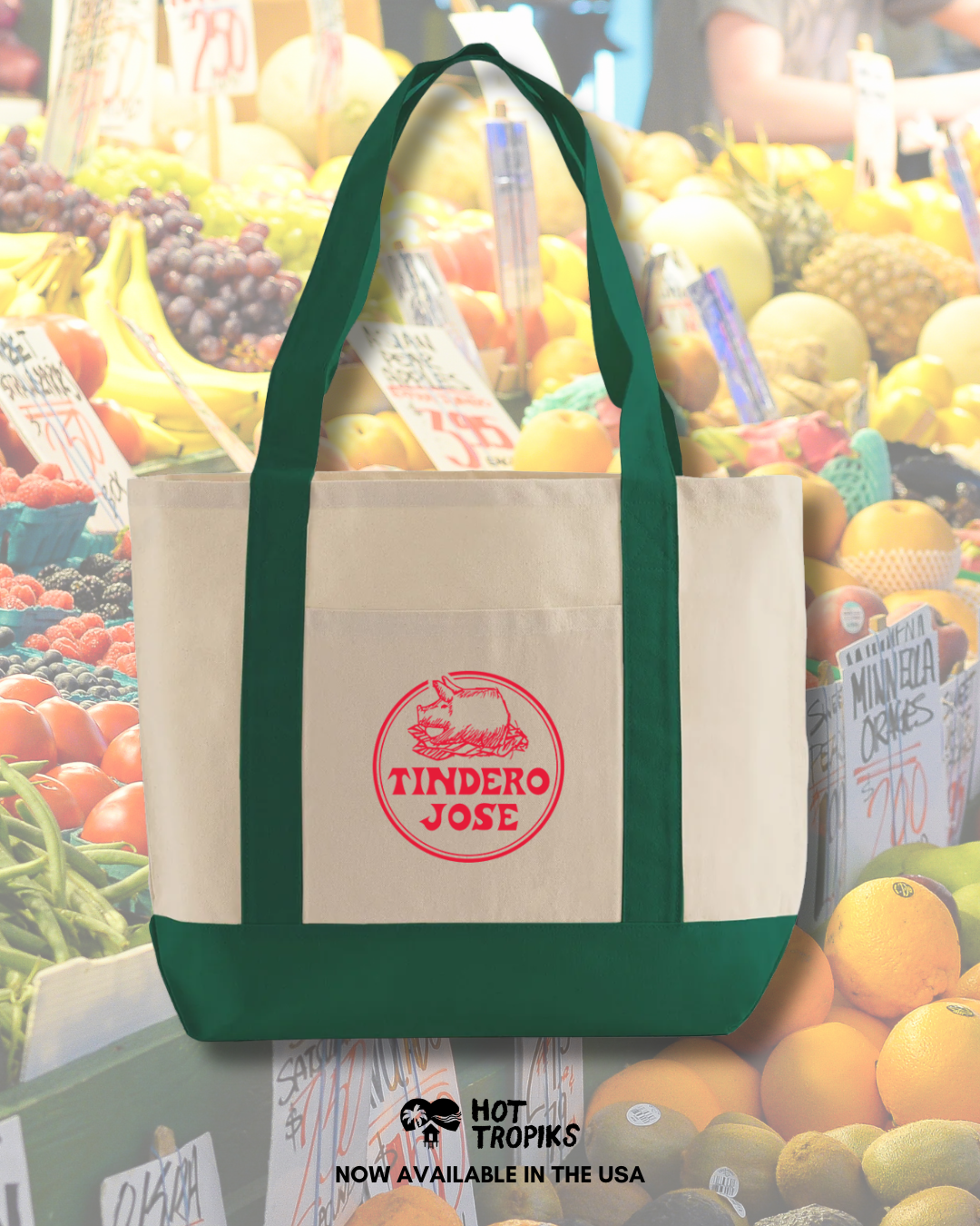 Tindero José Iconic Shopping Tote Bag