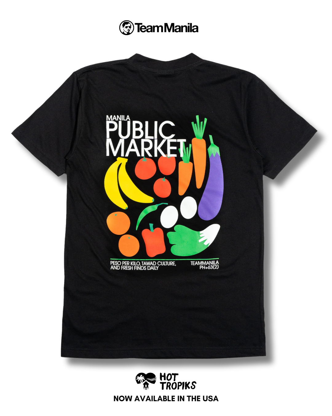 TEAM MANILA PUBLIC MARKET TSHIRT
