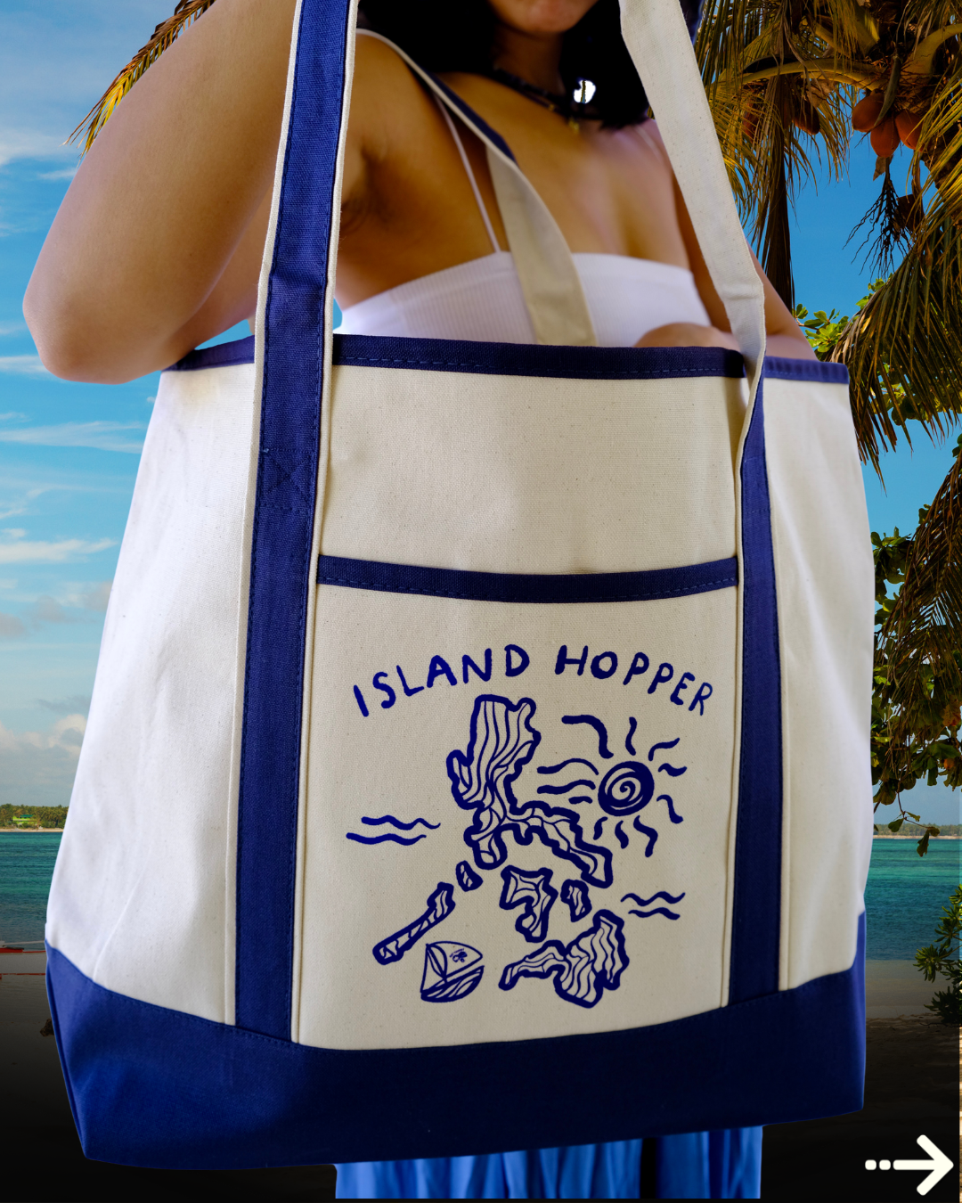 Island Hopper Jumbo Tote