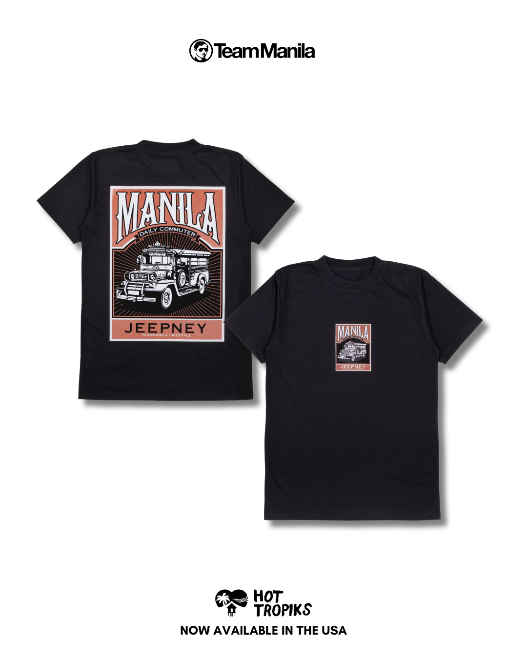 TEAM MANILA JEEPNEY CARD TSHIRT