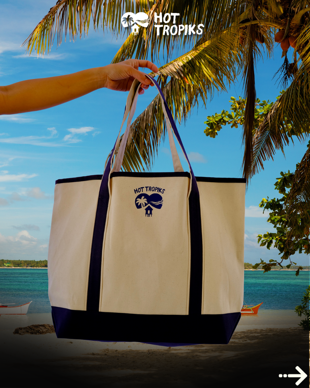 Island Hopper Jumbo Tote
