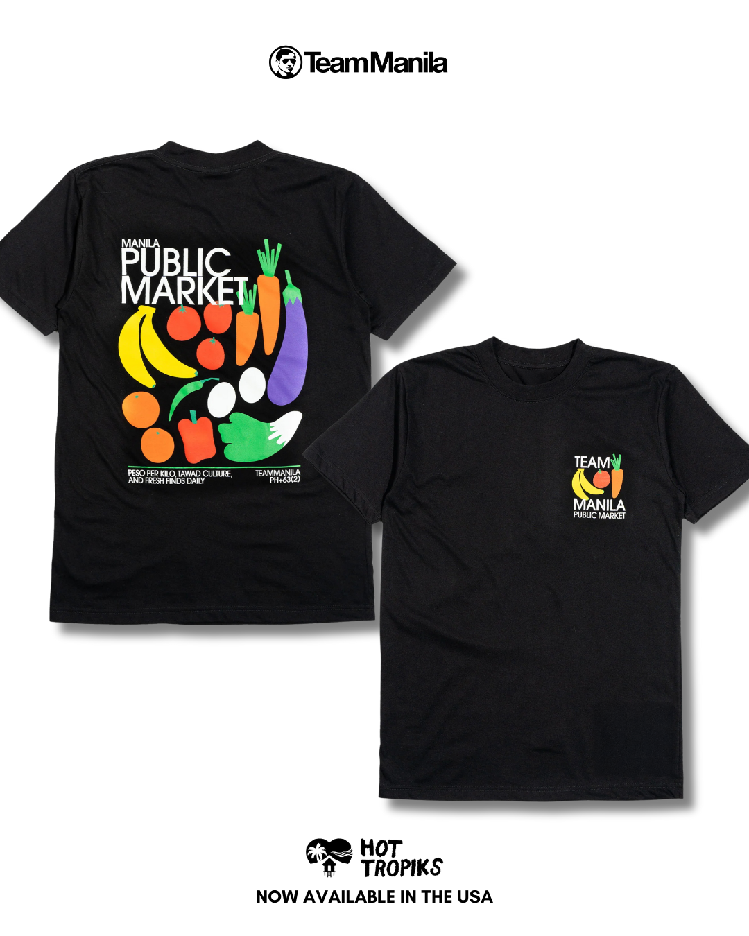 TEAM MANILA PUBLIC MARKET TSHIRT