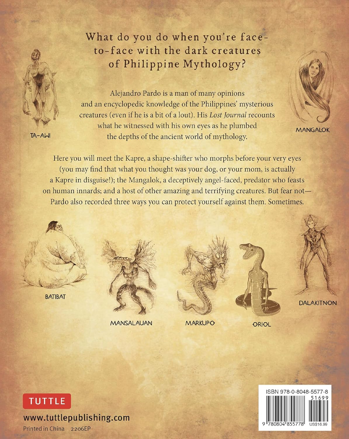 The Lost Journal of Alejandro Pardo: Meet the Dark Creatures from Philippine Mythology by Budjette Tan (Author), David Hontiveros (Author), Kajo Baldisimo (Illustrator), Bow Guerrero (Illustrator) [English, Hardcover]