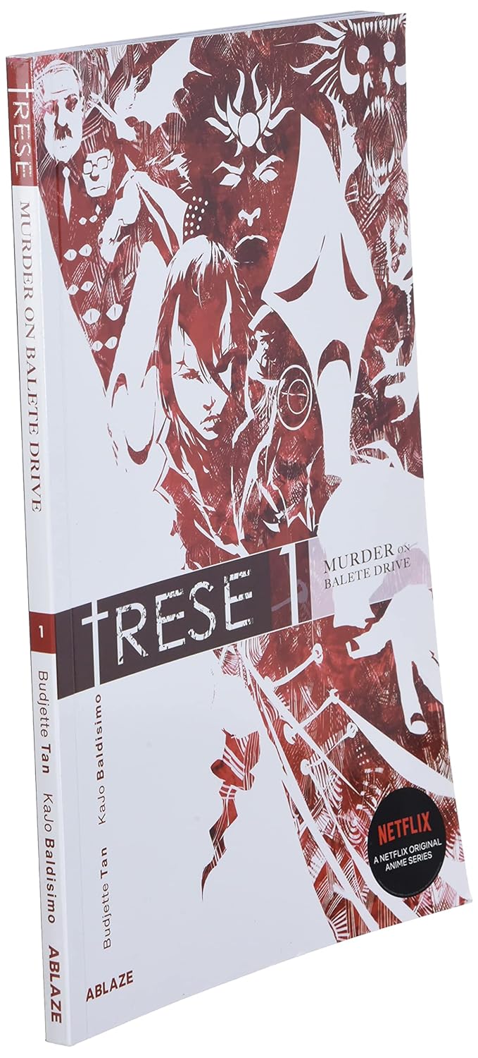 Trese Vol 1: Murder on Balete Drive by Budjette Tan and Kajo Baldisimo [English, Paperback, Black-and-White Illustrations]