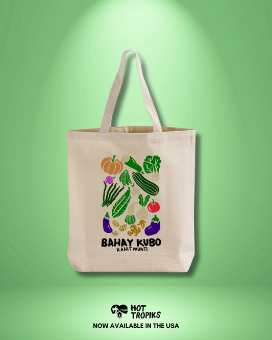 Bahay Kubo Tote Bag by Hot Tropiks