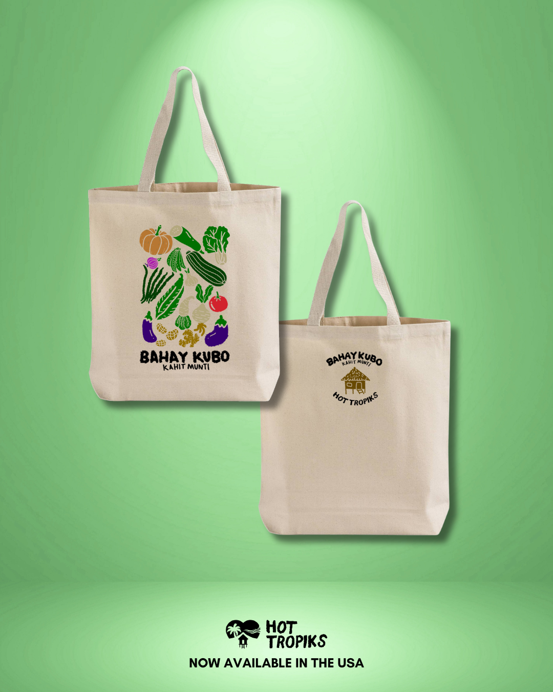 Bahay Kubo Tote Bag
