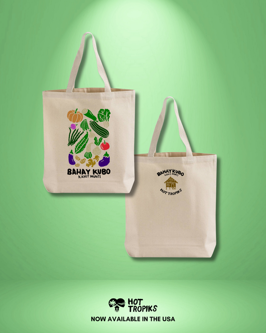 Bahay Kubo Tote Bag by Hot Tropiks
