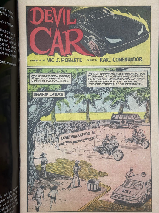 Devil Car (Grindhouse Edition): A Raw and Unrestored Reprint by Vic J. Poblete and Karl Comendador