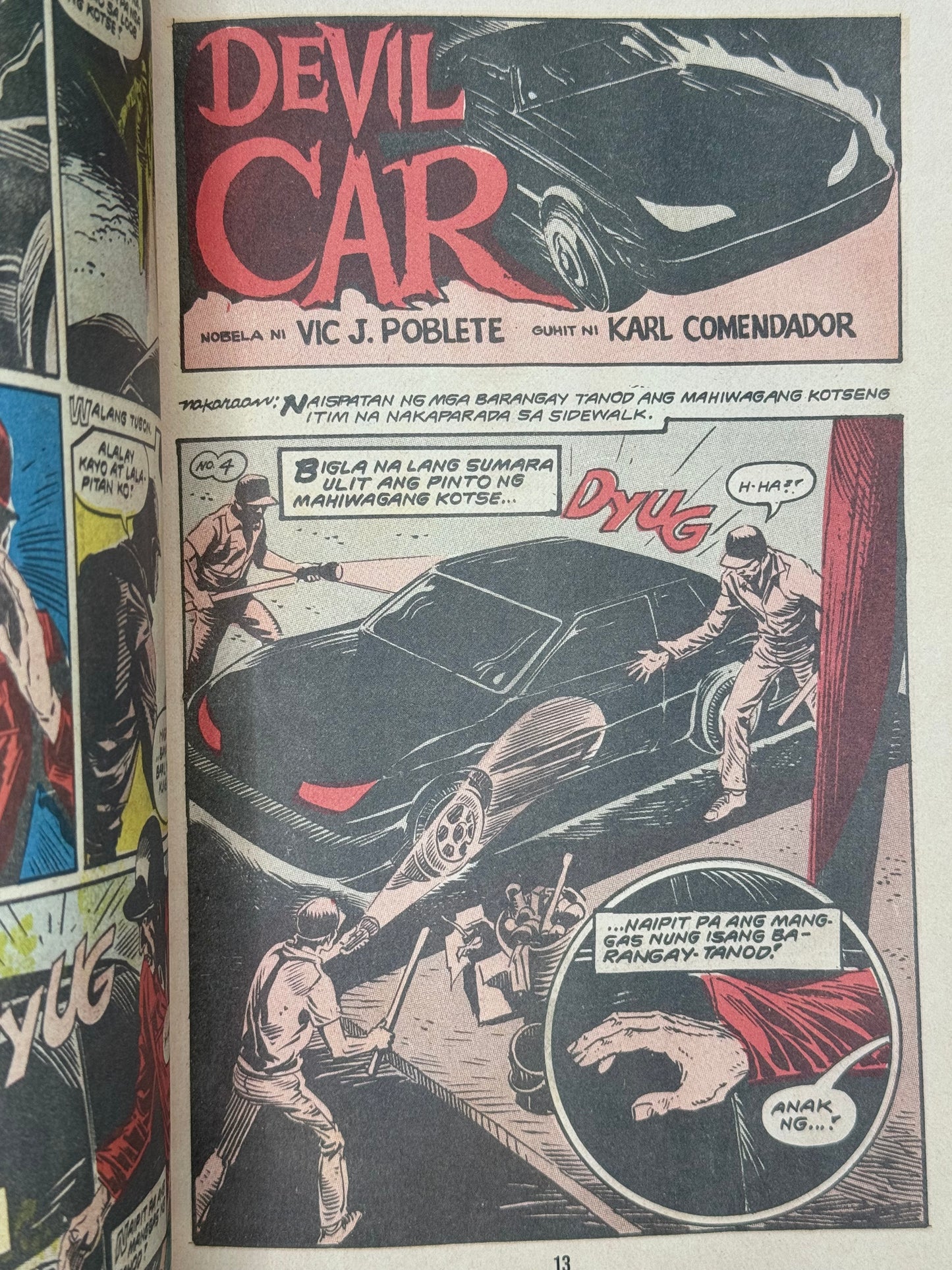 Devil Car (Grindhouse Edition): A Raw and Unrestored Reprint by Vic J. Poblete and Karl Comendador