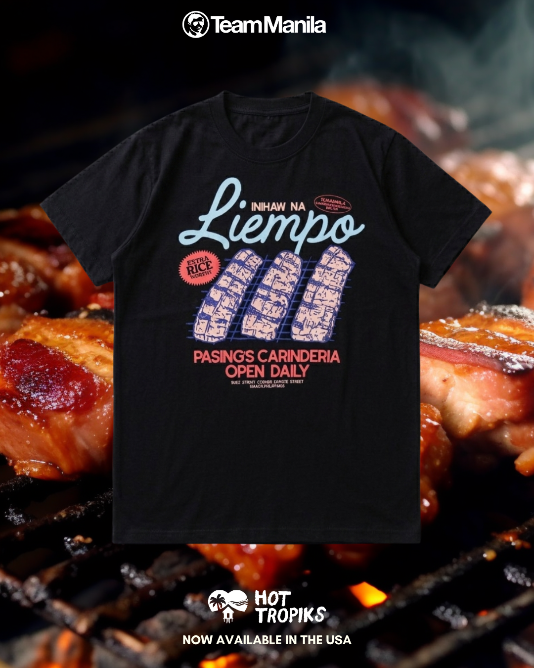 TeamManila Liempo Grill T-Shirt