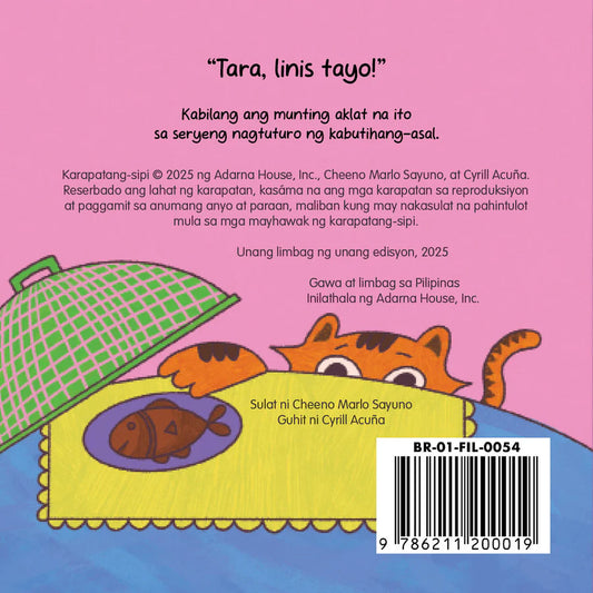 Linis Tayo! by Cheeno Marlo Sayuno, Filipino (Board Book)